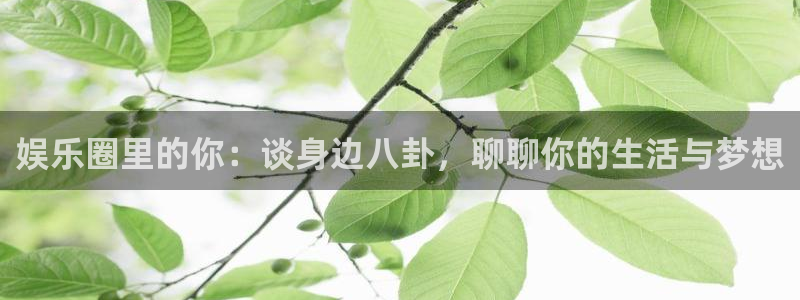 fun88city网页版登录：娱乐圈里的你：谈身边八卦，聊聊你的生活与梦想