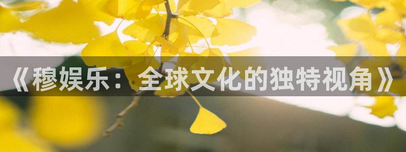 fun88乐天堂：《穆娱乐：全球文化的独特视角》